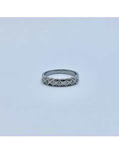 ANILLO ORO BLANCO CON...